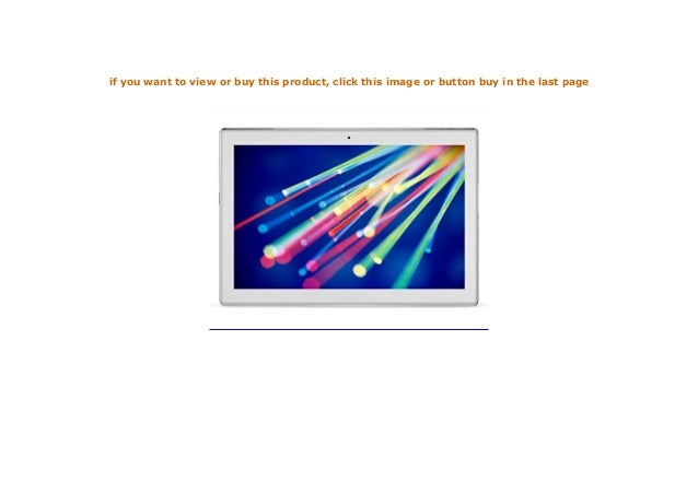 Lenovo Tab4 10 25 5 Cm 10 1 Zoll Hd Ips Touch Tablet Pc Qualcomm S
