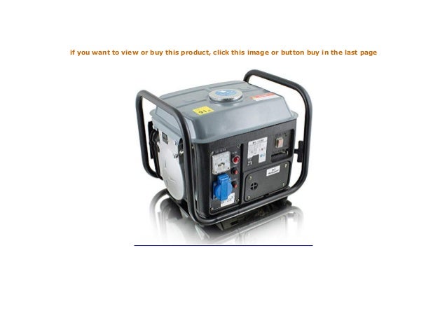 Bituxx 850w Benzin Notstromaggregat Stromgenerator Stromerzeuger Str