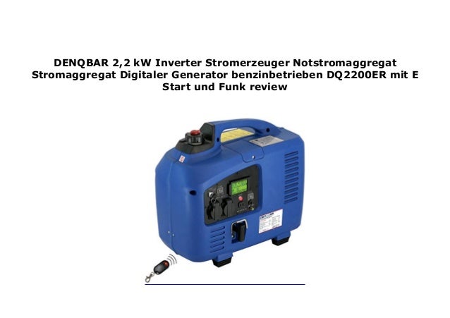 Denqbar 2 2 Kw Inverter Stromerzeuger Notstromaggregat Stromaggregat