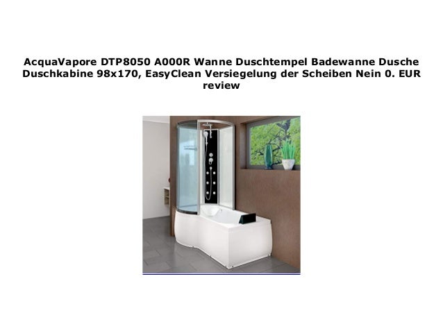 Acquavapore Dtp8050 A000r Wanne Duschtempel Badewanne Dusche Duschkab