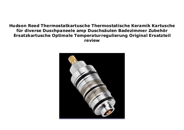 Hudson Reed Thermostatkartusche Thermostatische Keramik Kartusche F