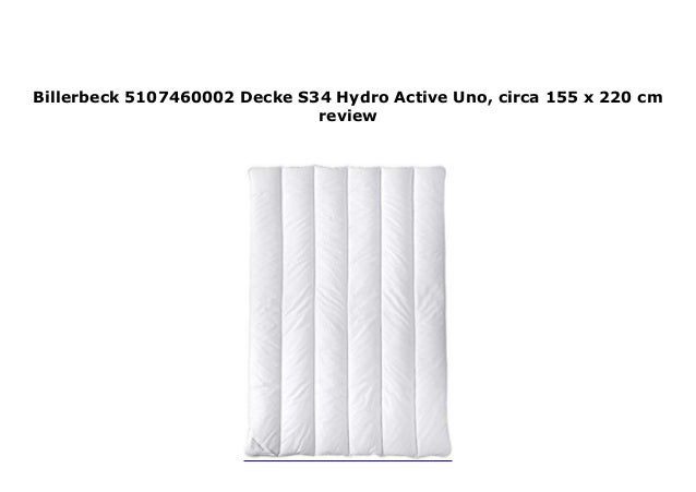 Billerbeck 5107460002 Decke S34 Hydro Active Uno, circa ...
