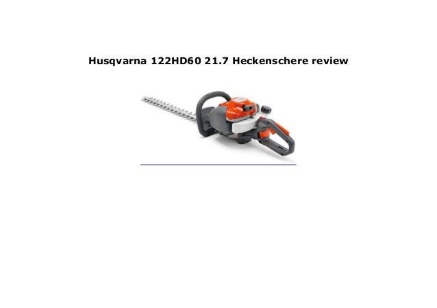 husqvarna 122hd60