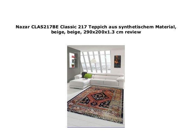 Nazar Clas217be Classic 217 Teppich Aus Synthetischem Material