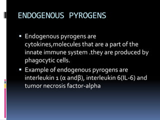Pyrogen Interface RESPONDING TO SYMPTOMS OF MINOR ALINMENTS. | PPTX