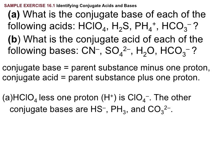 Chapter 16 Lecture Acid Base Equilibrium Chapter 16 Lecture Acid Base Equilibrium