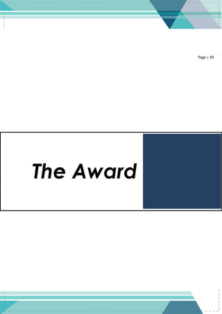 30
Page | 30
The Award
 