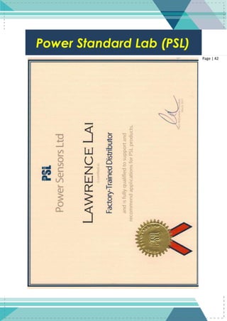 42
Page | 42
Power Standard Lab (PSL)
 