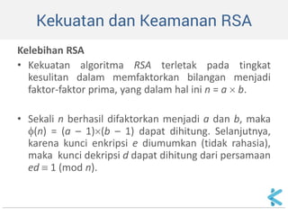 Kriptografi - Algoritma RSA | PDF