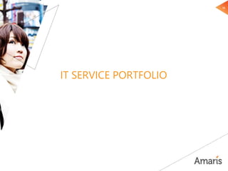 15
IT SERVICE PORTFOLIO
 