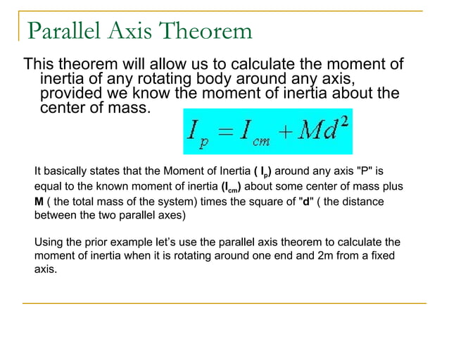 AP Physics C Rotational Motion | PPT