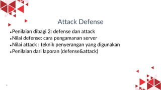 Petunjuk assessmen Kajian 3 - Attack defense | PDF