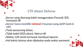 Petunjuk assessmen Kajian 3 - Attack defense | PDF