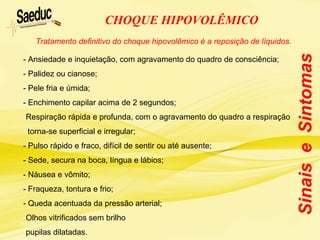 16ª aula choque e hemorragias Silvio | PPT