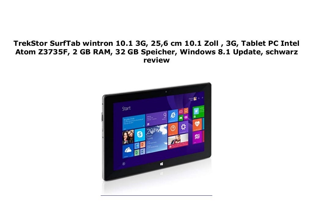 Trekstor Surftab Wintron 10.1 Laden über Usb www.slideshare.net