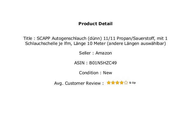 d/ünn andere L/ängen ausw/ählbar 11//11 Propan//Sauerstoff L/änge 5 Meter SCAPP Autogenschlauch mit 1 Schlauchschelle je lfm.