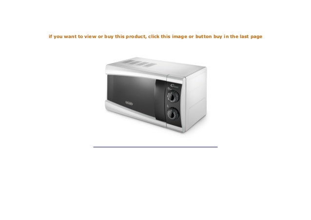 De Longhi MW 20/ G Mikrowelle