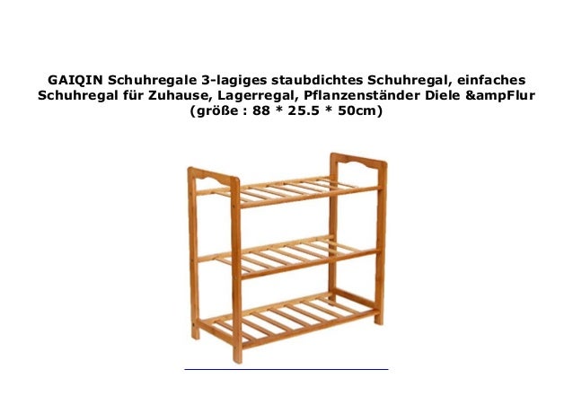 Gaiqin Schuhregale 3 Lagiges Staubdichtes Schuhregal Einfaches Schuh