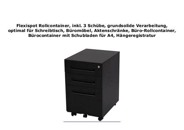 Buromobel Rollcontainer Rollschrank Beistellschrank Stahlcontainer