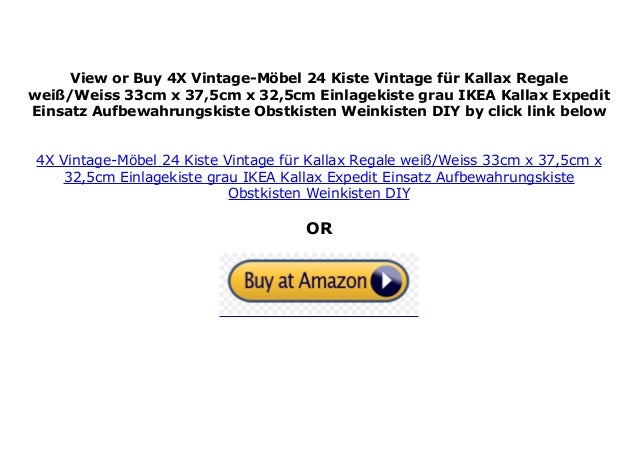 4x Vintage M Bel 24 Kiste Vintage F R Kallax Regale Wei Weiss 33cm X