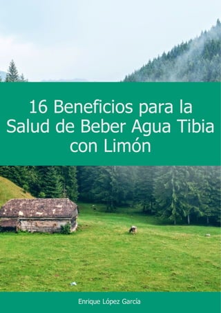 16 Beneficios para la
Salud de Beber Agua Tibia
con Limón
Enrique López García
 