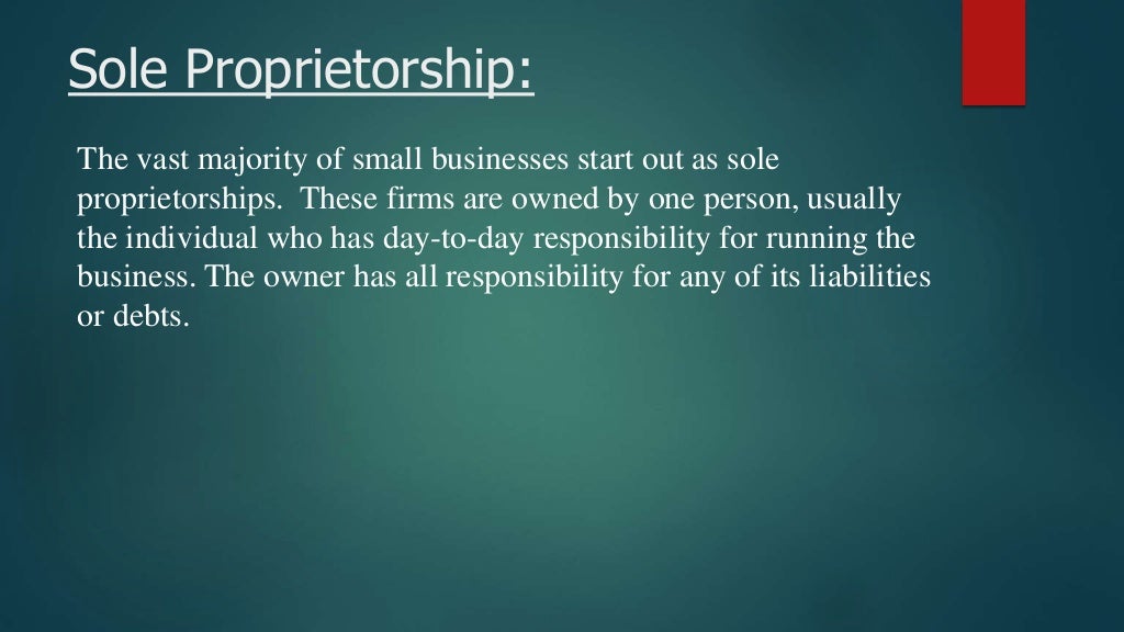 Legal forms of business organization