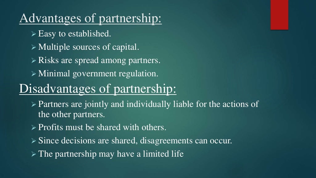 Legal forms of business organization