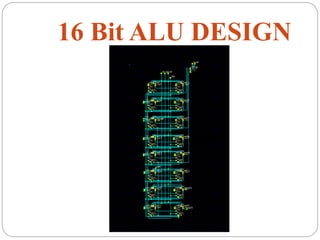 16 bit alu vlsi | PPTX