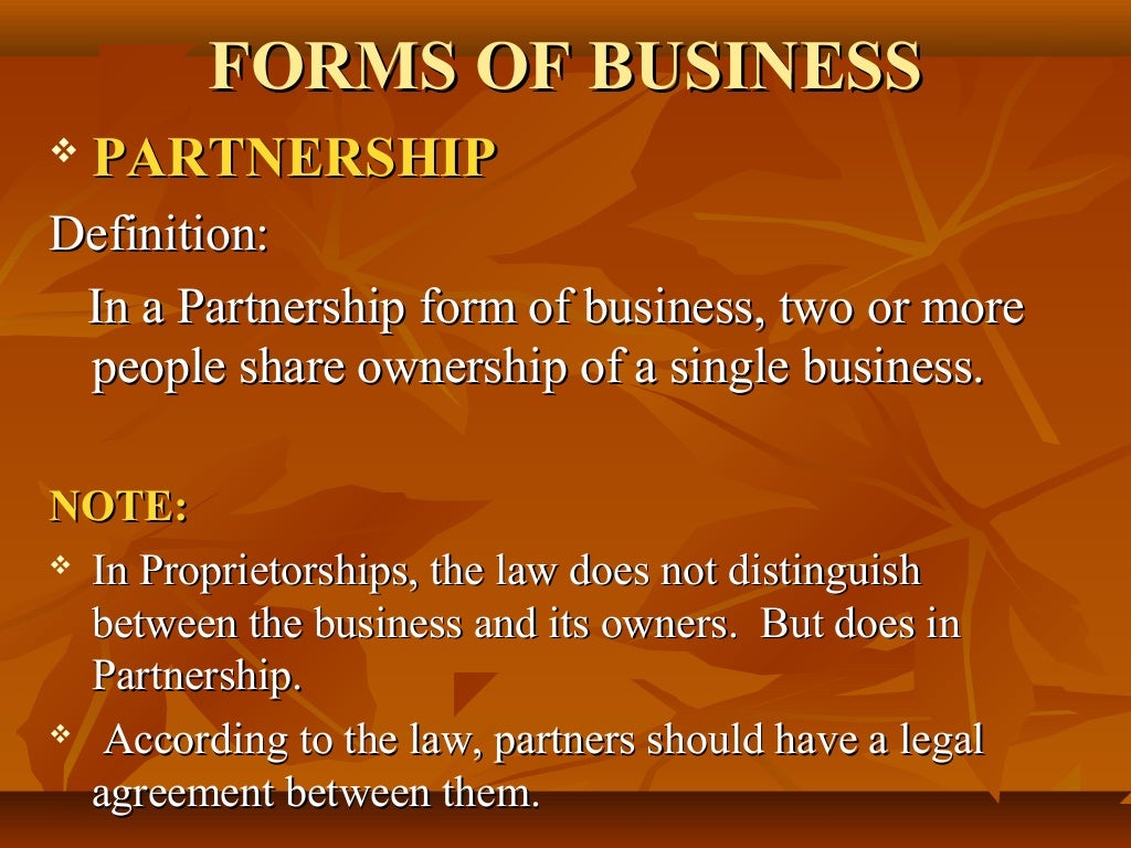 Forms of Business (1)