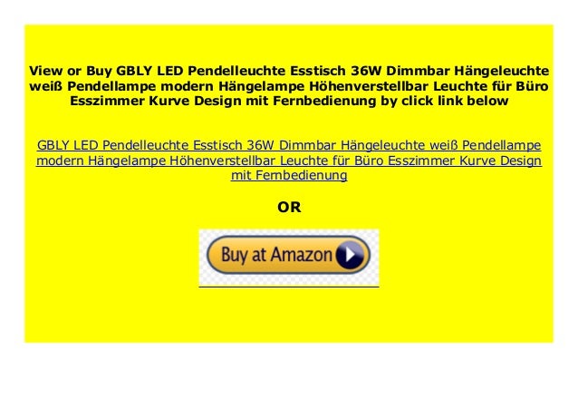 Big Discount Gbly Led Pendelleuchte Esstisch 36w Dimmbar H Ngeleuchte