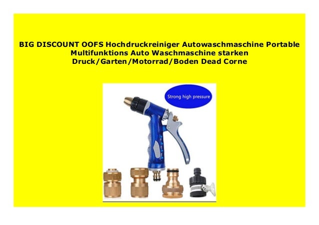 Best Buy Oofs Hochdruckreiniger Autowaschmaschine Portable Multifunkt