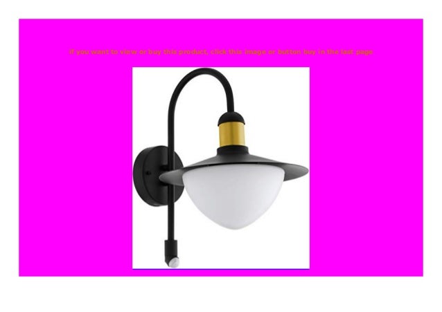Best Buy Eglo Sirmione Wandleuchte Stahl Verzinkt 60 W Schwarz Gold