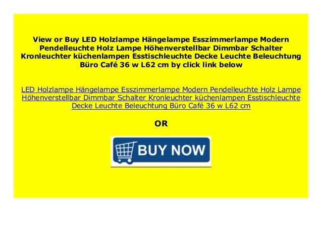 Big Discount Led Holzlampe H Ngelampe Esszimmerlampe Modern Pendelleu