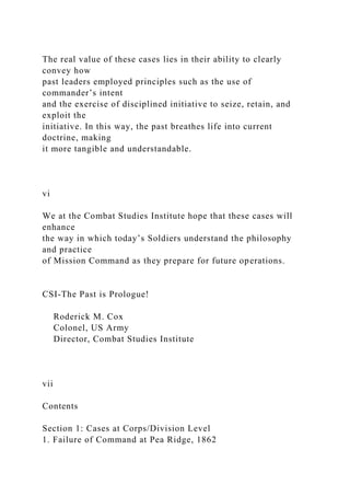 16 Cases of Mission Command General Editor Donal.docx