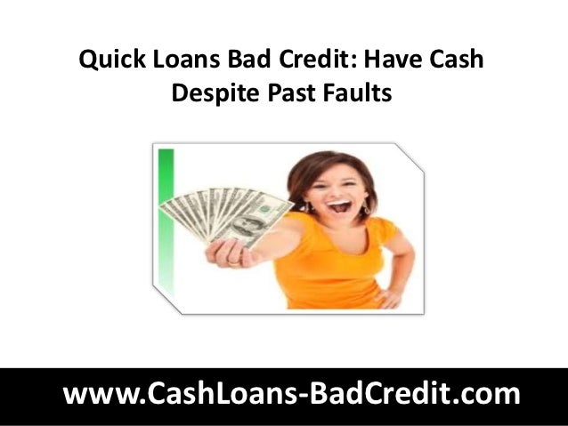 cash loans with bad credit