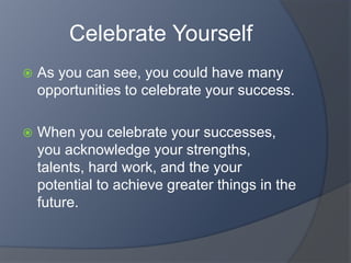 Celebrate your success | PPTX