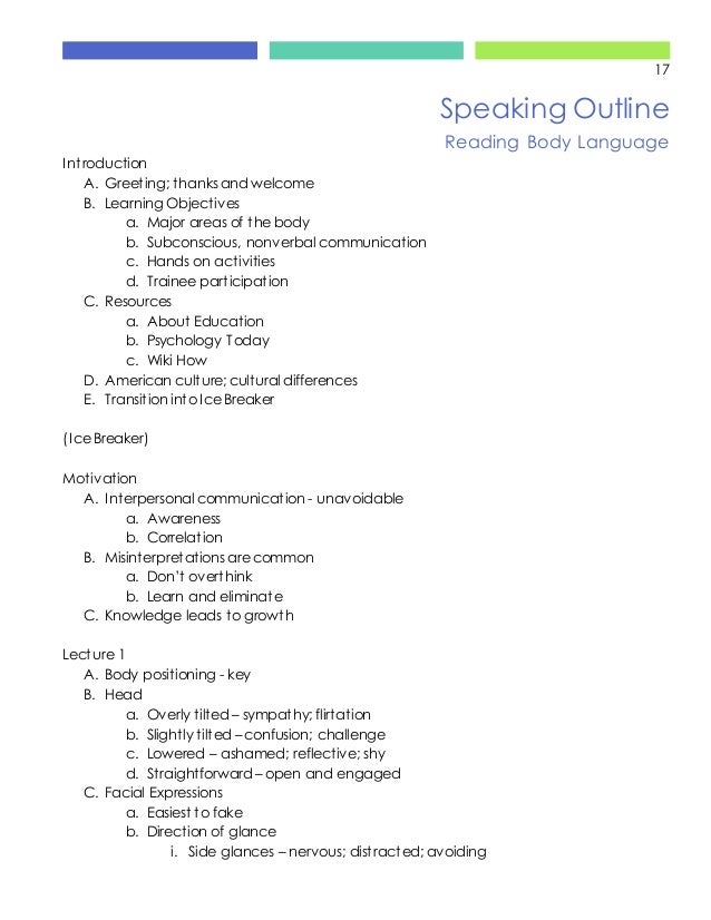 Body language signs picture