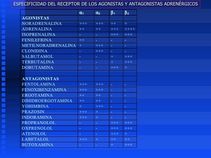 FARMACOLOGÍA ADRENERGICOS FARMACOLOGÍA ADRENERGICOS