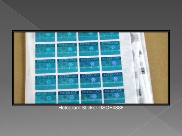 16 Contoh  Produk Stiker  Hologram 