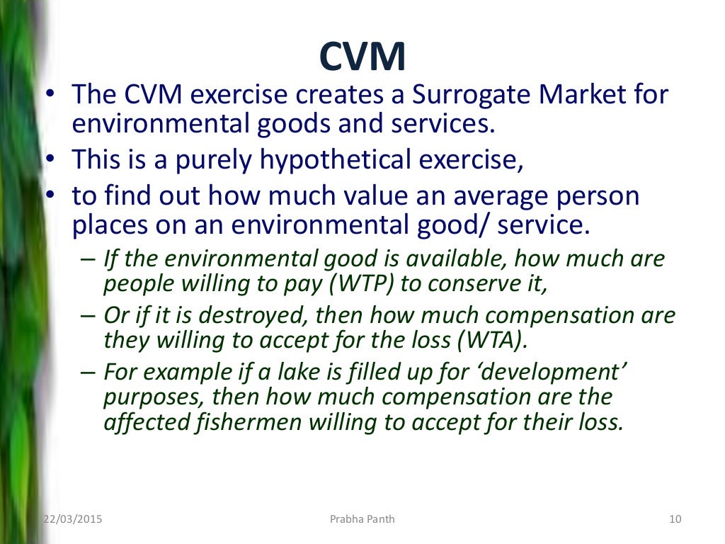 16 cost benefit analysis of the environment