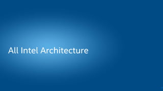 All Intel Architecture
39
 