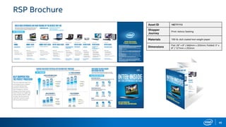 45
RSP Brochure
Asset ID 16CY1113
Shopper
Journey
Print: Advice Seeking
Materials 100 lb. dull coated text weight paper
Dimensions
Flat: 26" x 8" / 660mm x 203mm; Folded: 5" x
8" / 127mm x 203mm
 