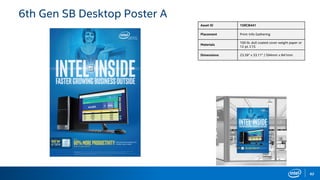 62
6th Gen SB Desktop Poster A
Asset ID 15RCB441
Placement Print: Info Gathering
Materials
100 lb. dull coated cover weight paper or
12 pt. C1S
Dimensions 23.39" x 33.11" / 594mm x 841mm
 