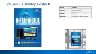63
6th Gen SB Desktop Poster B
Asset ID 15RCB442
Placement Print: Info Gathering
Materials
100 lb. dull coated cover weight paper or
12 pt. C1S
Dimensions 23.39" x 33.11" / 594mm x 841mm
 