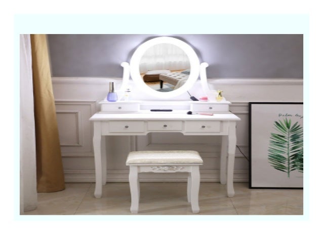 makeup vanity table with lights