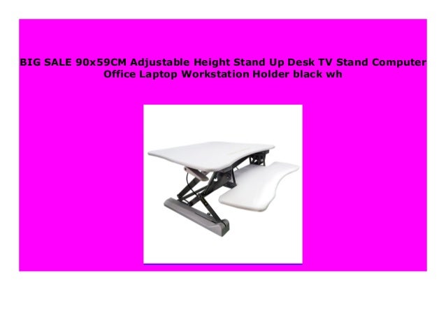 Sell 90x59cm Adjustable Height Stand Up Desk Tv Stand Computer Offic