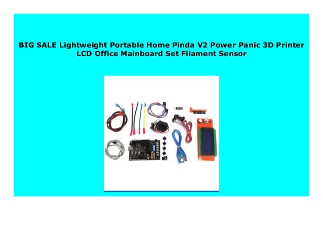 DISCOUNT Lightweight Portable Home Pinda V2 Power Panic 3D Printer L… - Discount Lightweight Portable Home PinDa V2 Power Panic 3D Printer LcD Office MainboarD Set Filament Sensor 2 638