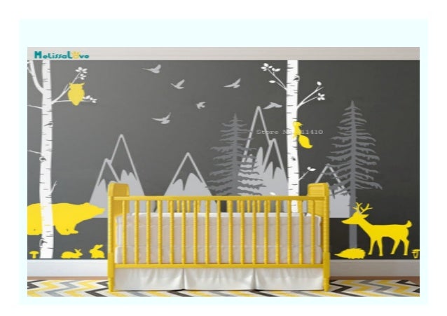 mountain decal nursery