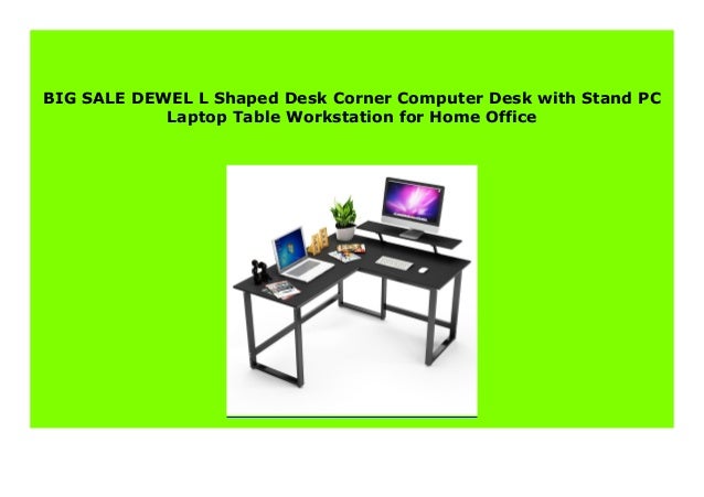 Best Seller Dewel L Shaped Desk Corner Computer Desk With Stand Pc L