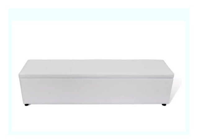 Best Seller Vidaxl Multifunctional White Padded Upholstered Bench Wi